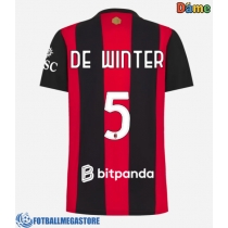 Fotballdrakt Dame AC Milan Koni De Winter #5 Hjemmedrakt 2026-27 Kortermet